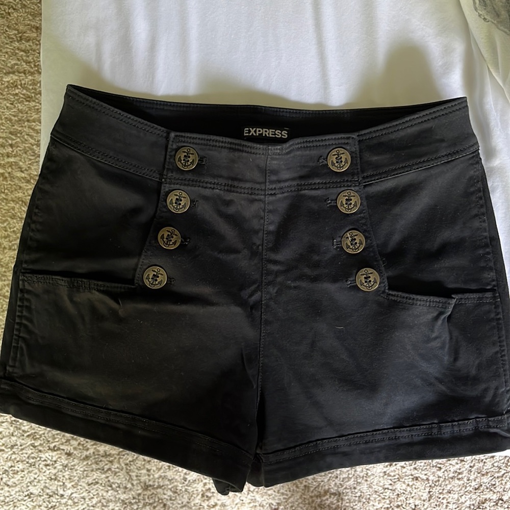 Black Sailor Shorts